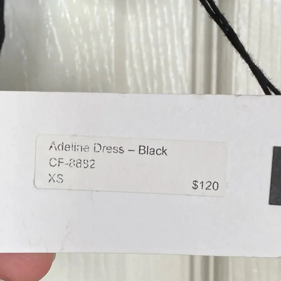 ASTR The Label Adeline Wrap Dress Black NWT Size XS Romantic Witchy Goth Flirty - Picture 6 of 8